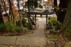 神社までの階段