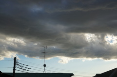 寒気の雲がやってきた