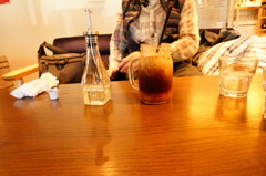 アイスコーヒーで一休み