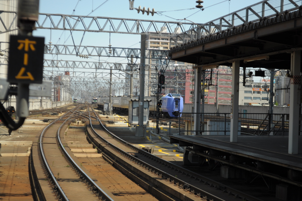 多忙の札幌駅。