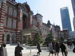 2014年撮影。初めての東京駅。