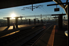 ある日の夕方の、旭川駅。（２０１０年）