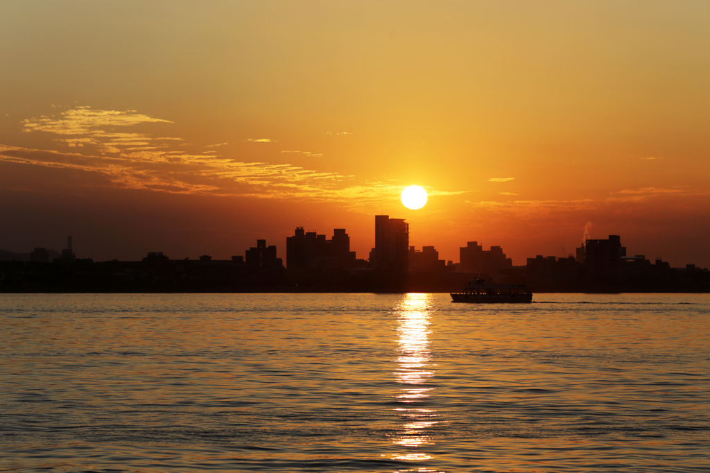 台灣淡水夕燒