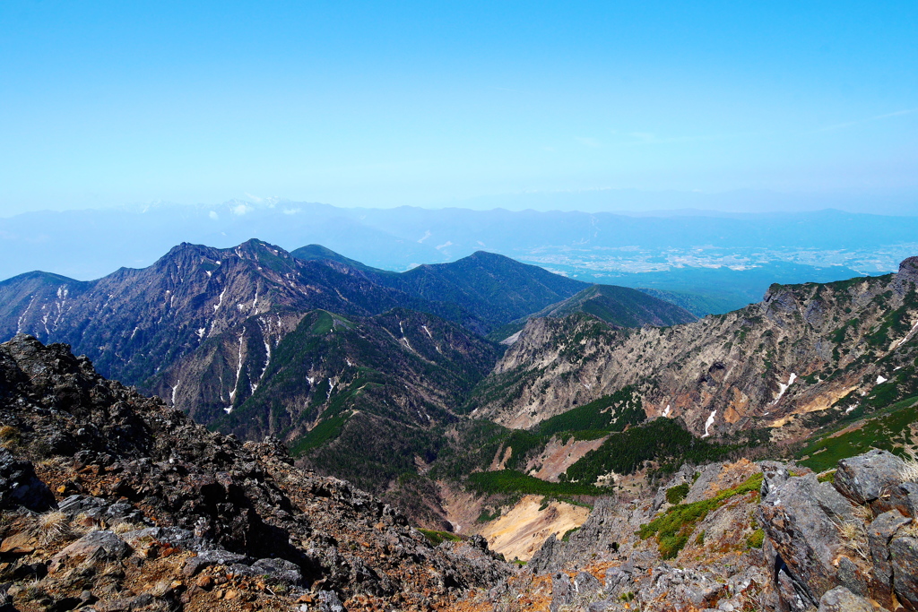 赤岳よりの眺望