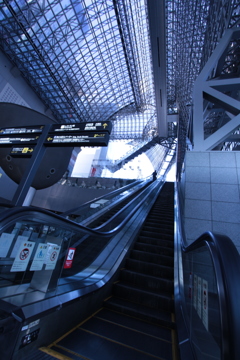 京都駅にて