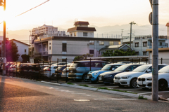 ある日の夕日