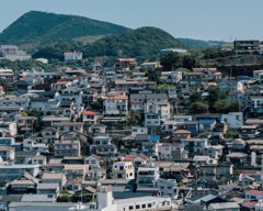 山に密集してる住宅地が最高