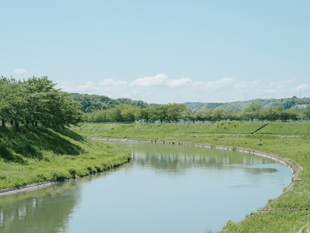 武庫川の上流にて