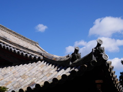 太山寺〜本堂の屋根