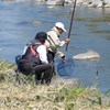 鮎釣り