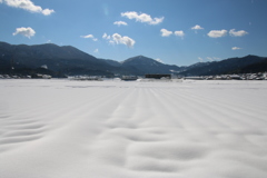 丹後半島の雪景色