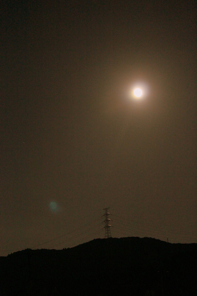 The moon and the tower 2015.09.27　＃2