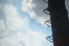 電柱と空
