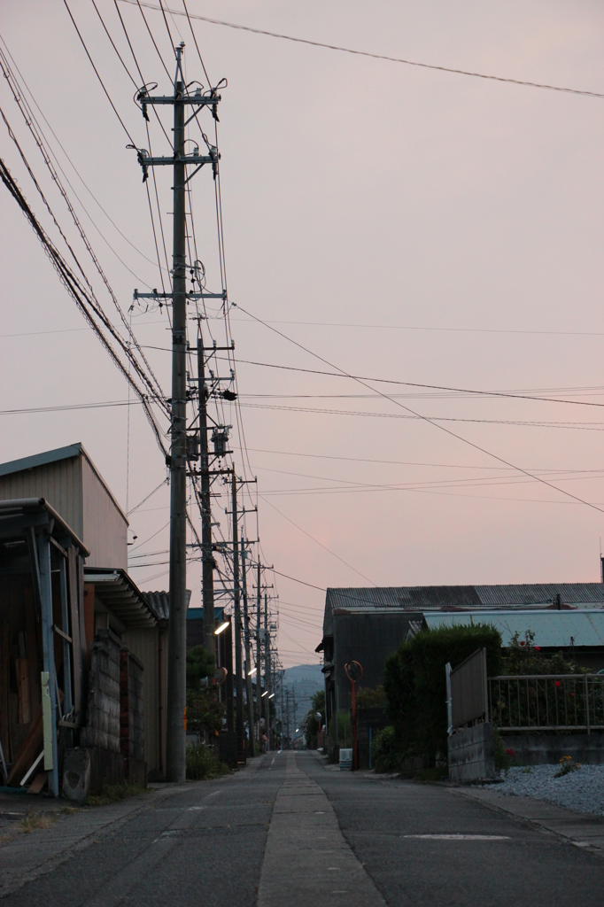 夕方
