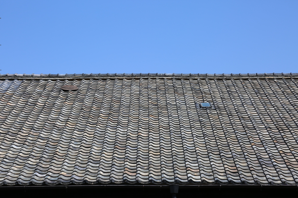 青空と屋根