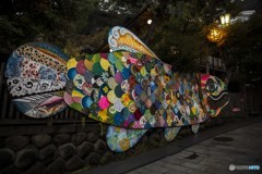 渋温泉大魚