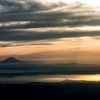 東京湾と富士山