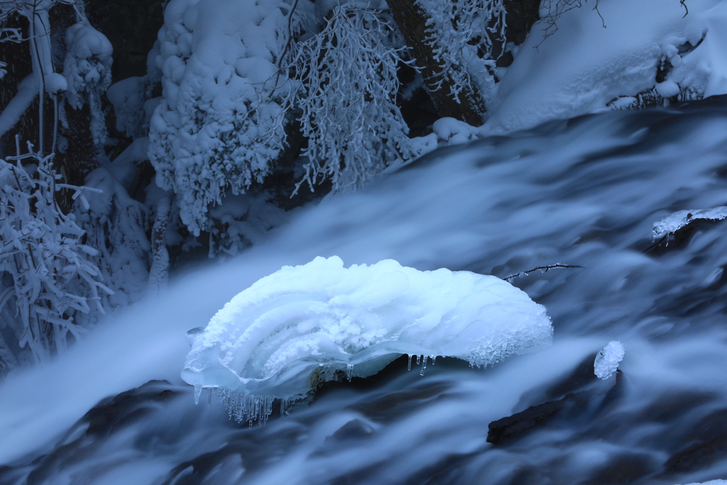 湯滝の氷