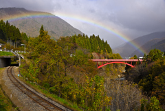 虹と大橋