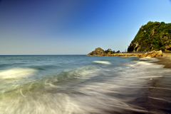 能登半島　波景色