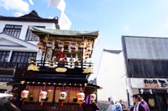 偶然見かけた御神輿