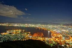 函館山からの…