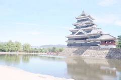 早朝にお城へごあいさつ