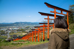 浮羽稲荷神社　鳥居　№3