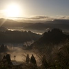 山古志の朝焼け