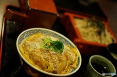 カツ丼　半ざる蕎麦セット
