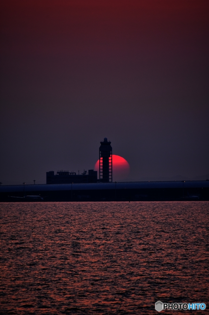 沈む夕陽