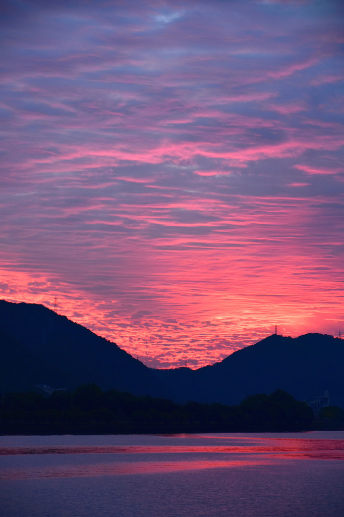 夕日