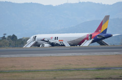 アシアナ航空機