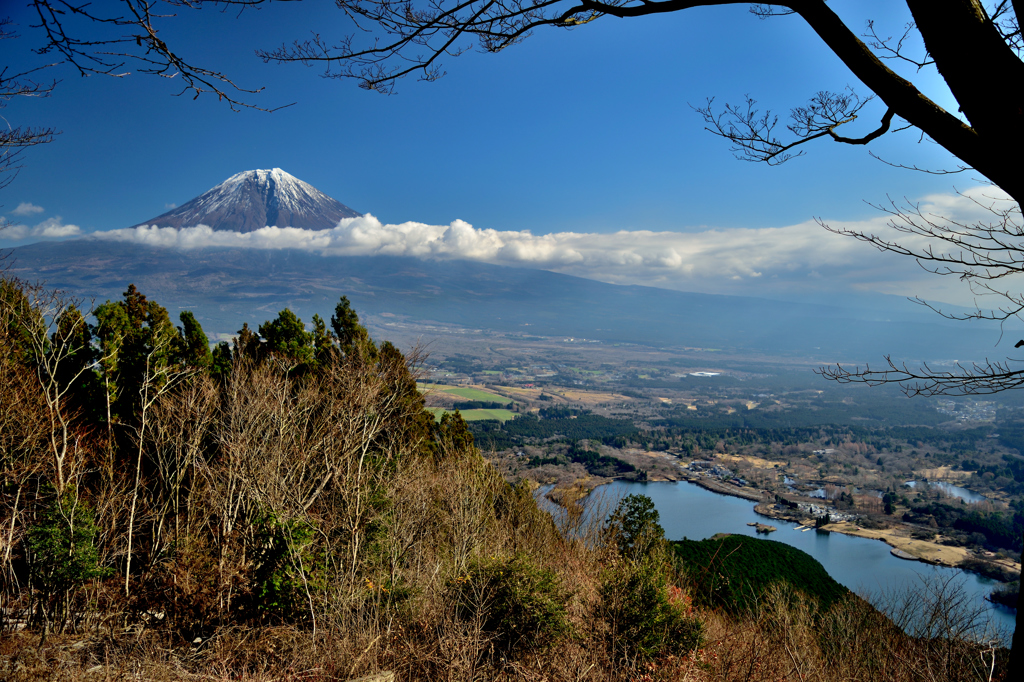 田貫湖と富士山２