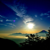 雲海富士と日の出