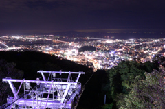 眉山の夜景