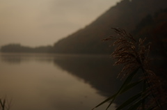 木崎湖の朝