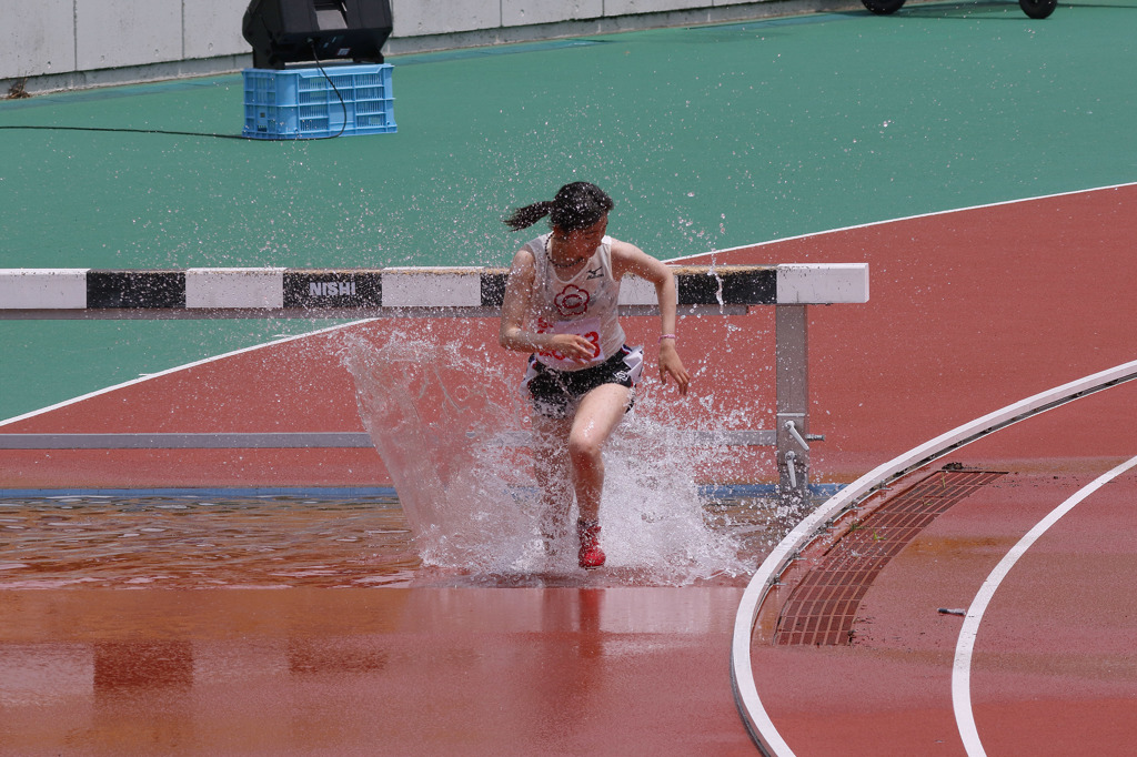 水も滴る競技中