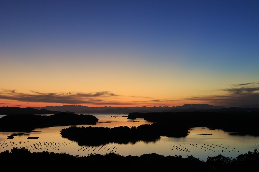 秋めいた夕焼け