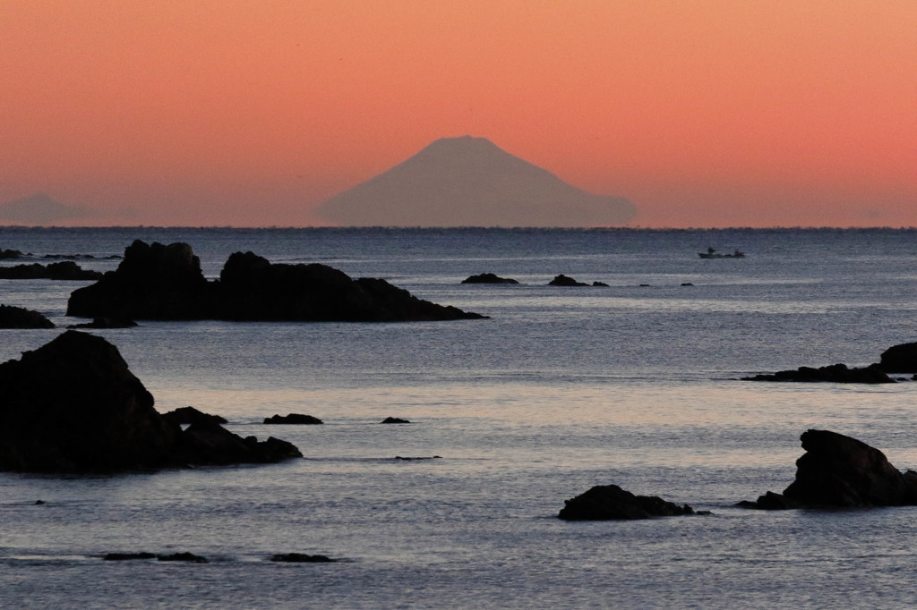 浮き富士を見て