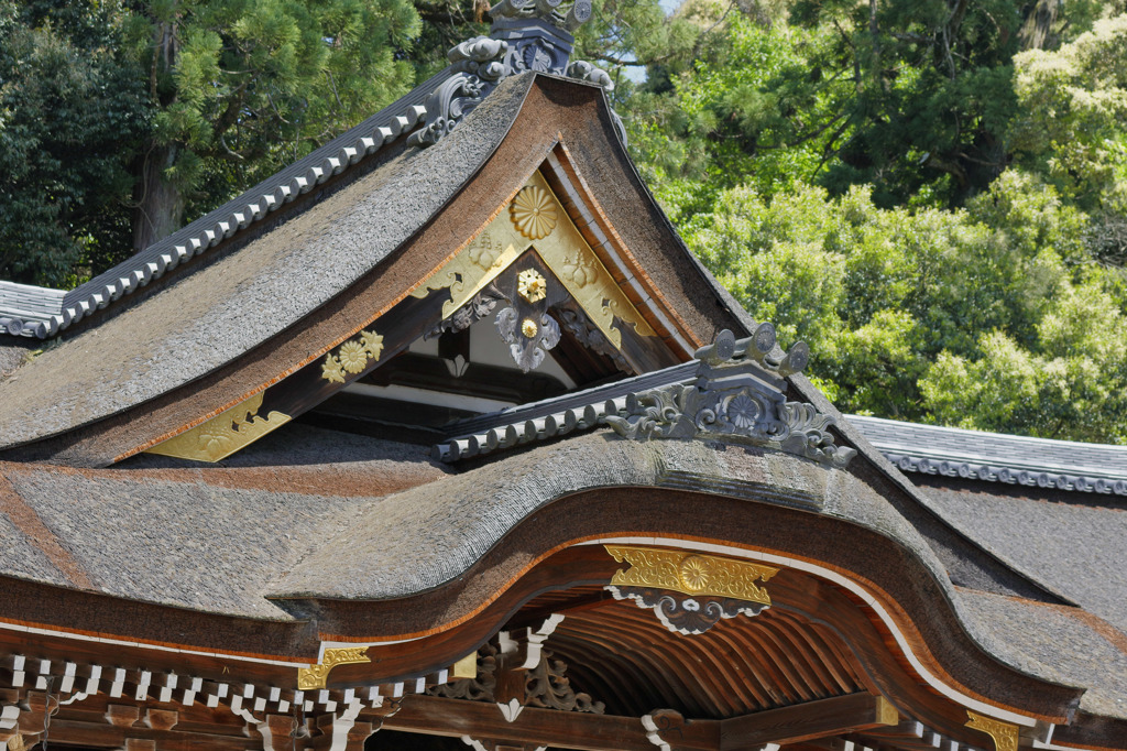 大神神社拝殿にて