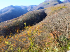 色づく那須連山