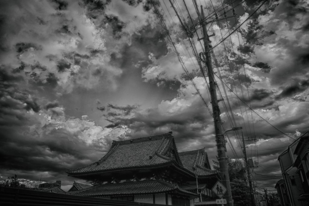 電柱のある風景③