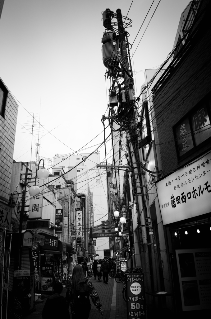 電柱のある風景