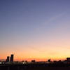 夕暮れのガス橋