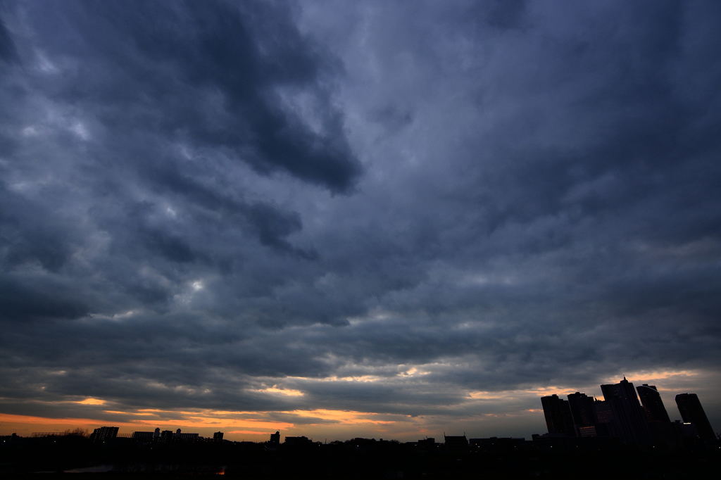 今日の夕空_20160111