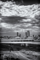 土手からの眺め③