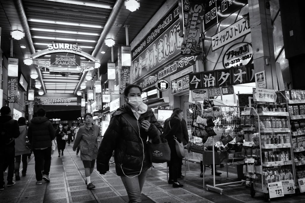 アーケードにて①