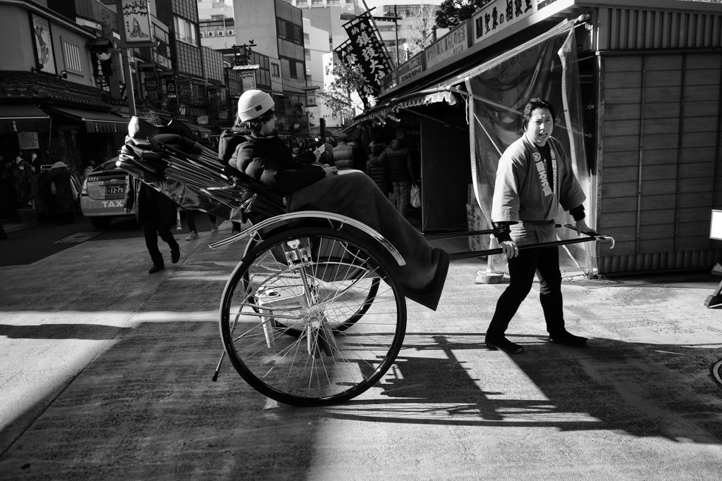 車夫の気合い