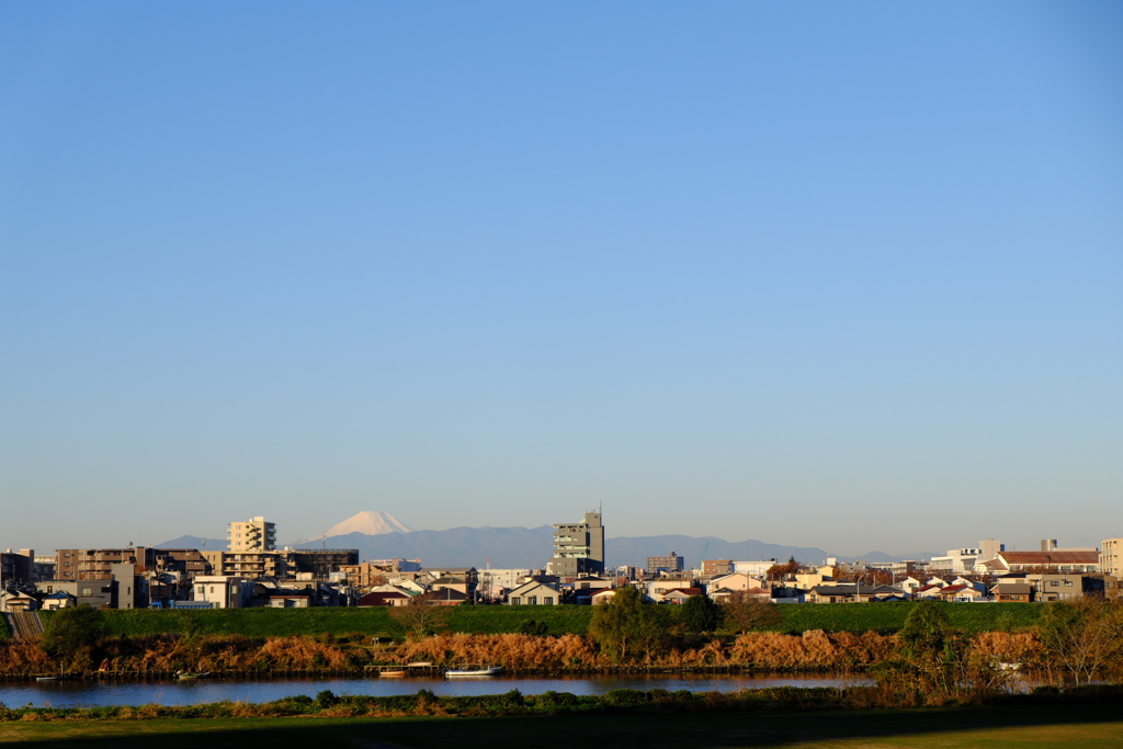 通勤の一コマ(Fujiで富士)